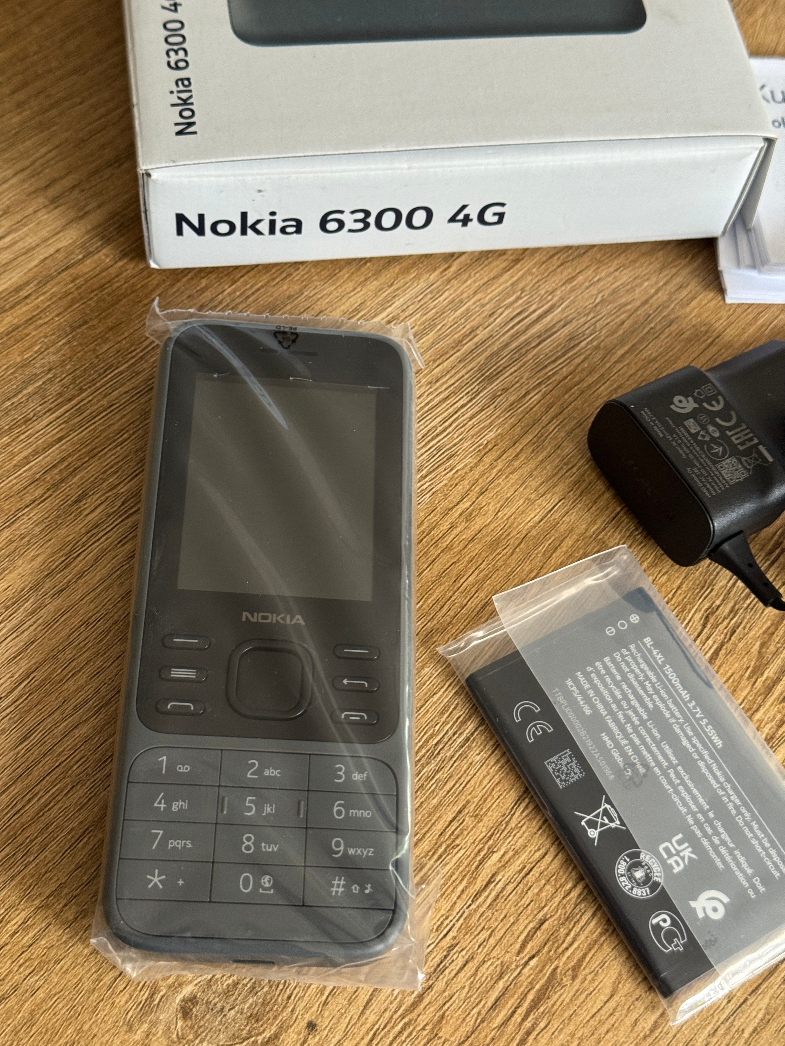 Nokia 6300 4G-4GB (Dual SIM) 100% Original! New!